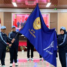 Pengukuhan dan Pelepasan Atlet Tenis Kontingen PTA Sulawesi Barat Menuju KMA Cup 2026